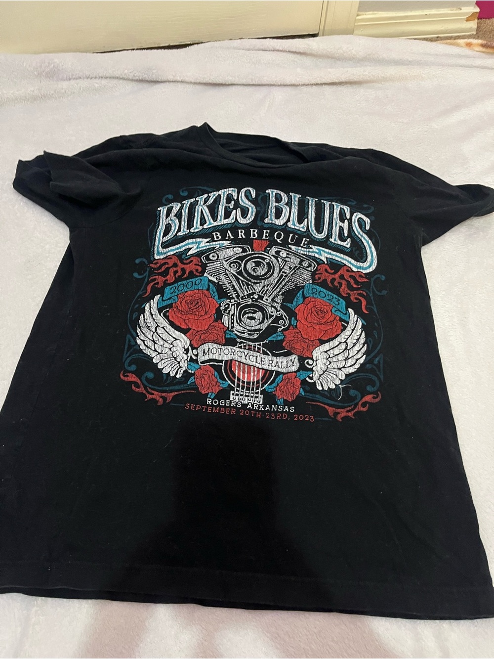 Black Graphic Short Sleeve Tee